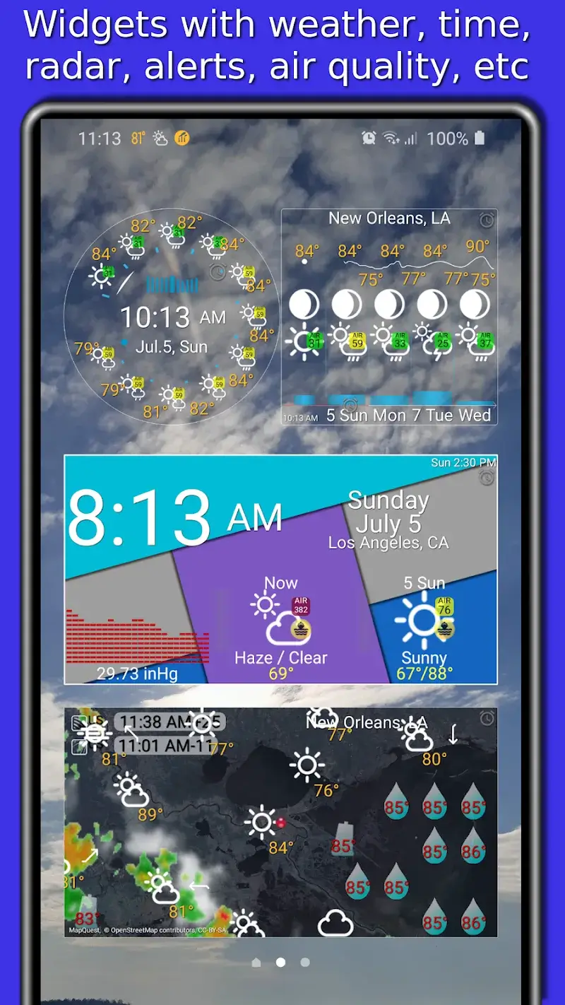 eWeather HDF weather app preview 2