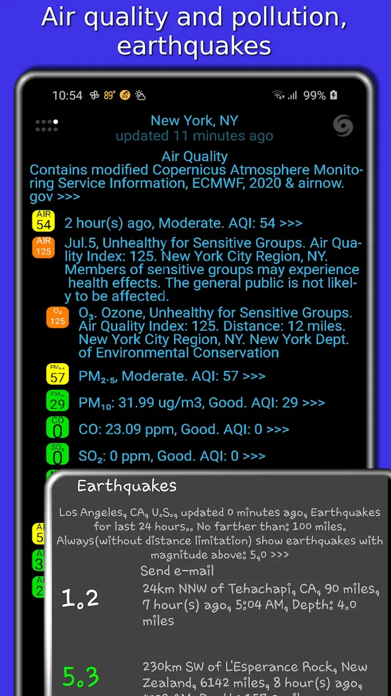 eWeather HDF weather app preview 6