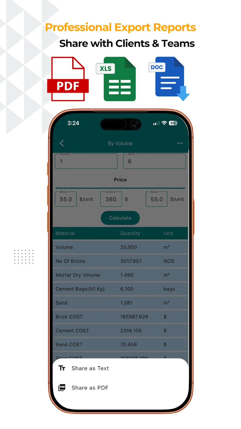 Construction Calculator A1 Pro screenshot 6
