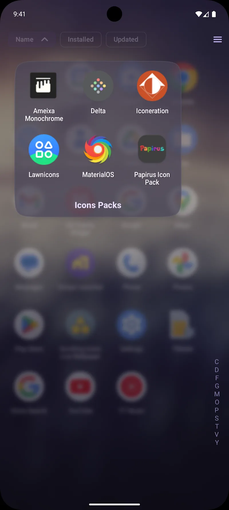 Captura de tela 6 do Octopi Launcher