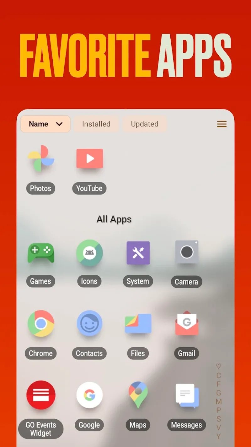 Captura de tela 1 do Octopi Launcher