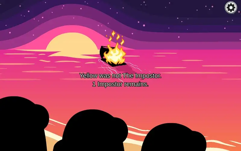 Capture d'écran du gameplay d'Among Us 1