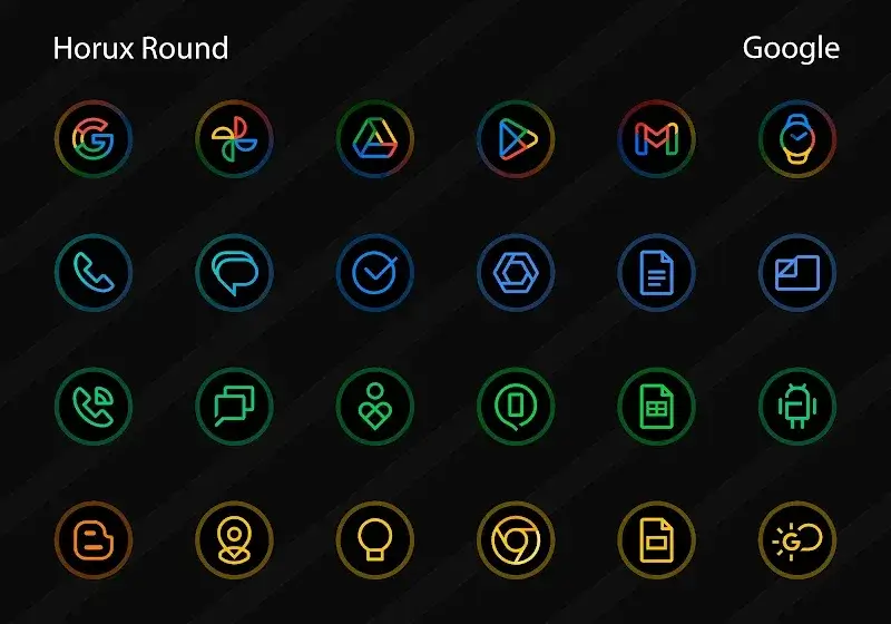 Horux - Icon Pack tangkapan layar 3