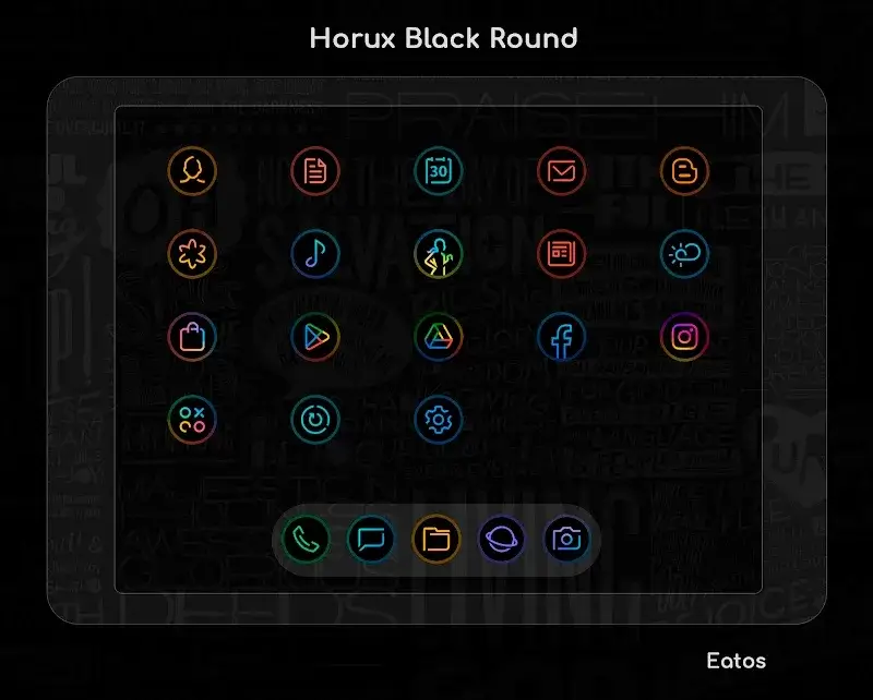 Horux - Icon Pack tangkapan layar 6