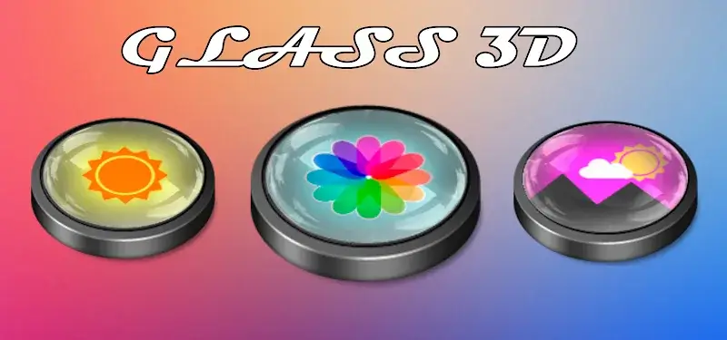 Glass 3D Icon Pack screenshot 6