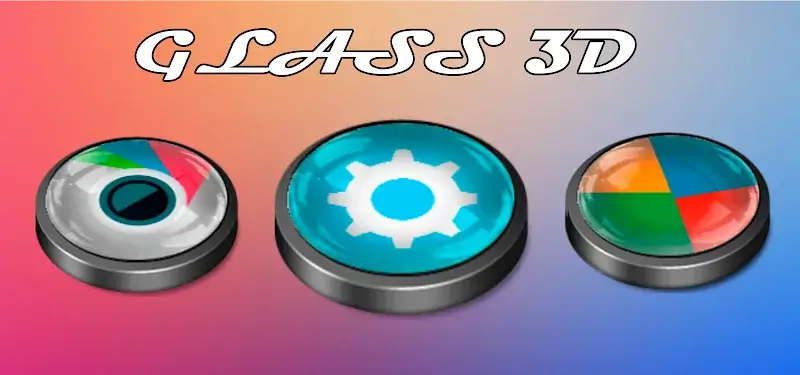 Glass 3D Icon Pack screenshot 2