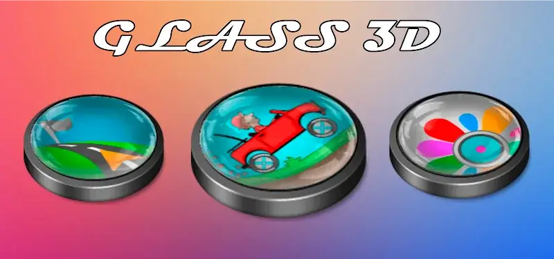Glass 3D Icon Pack screenshot 5
