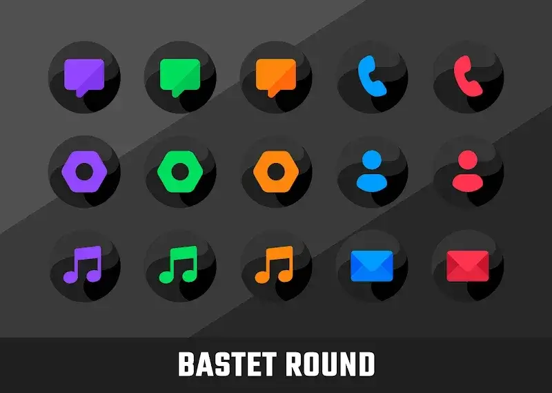 Bastet - Icon Pack (Round) preview 5