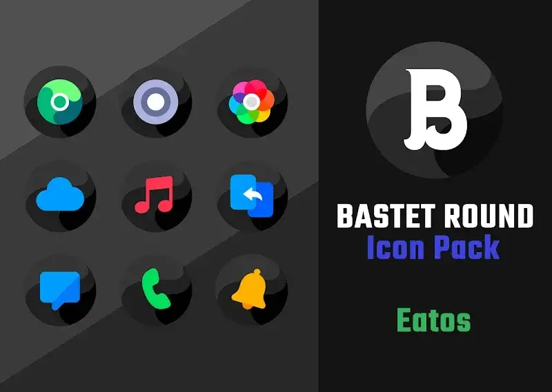 Bastet - Icon Pack (Round) preview 1