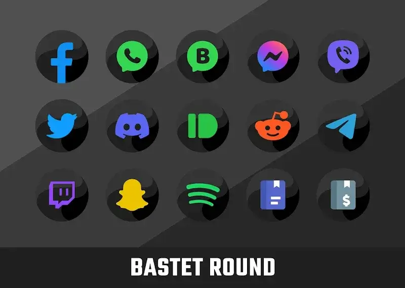 Bastet - Icon Pack (Round) preview 4