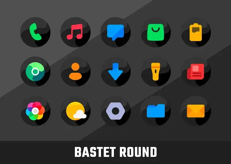 Bastet - Icon Pack (Round) preview 2
