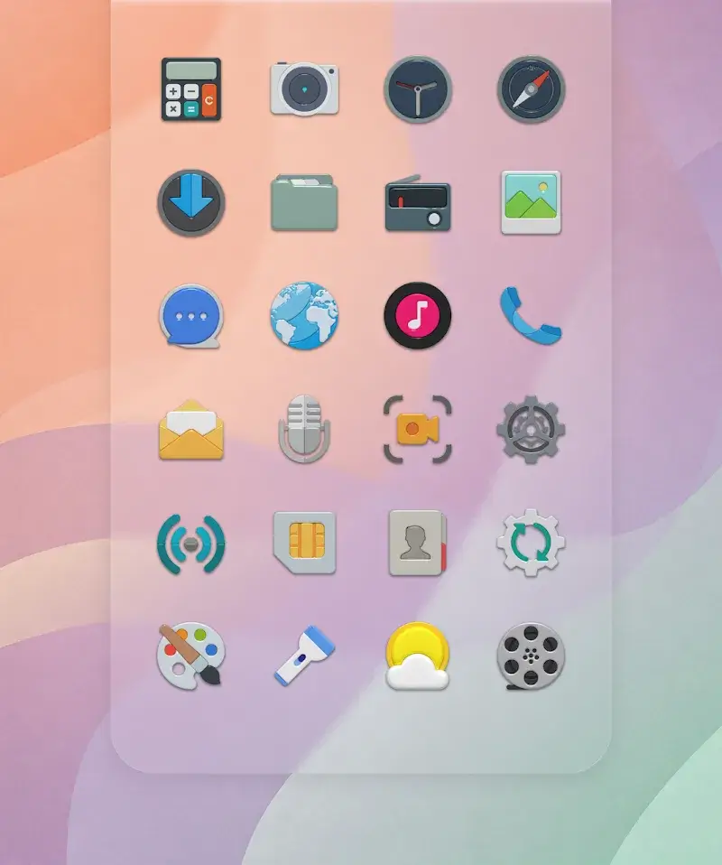 Capture d'écran 2 de Medium Icon Pack