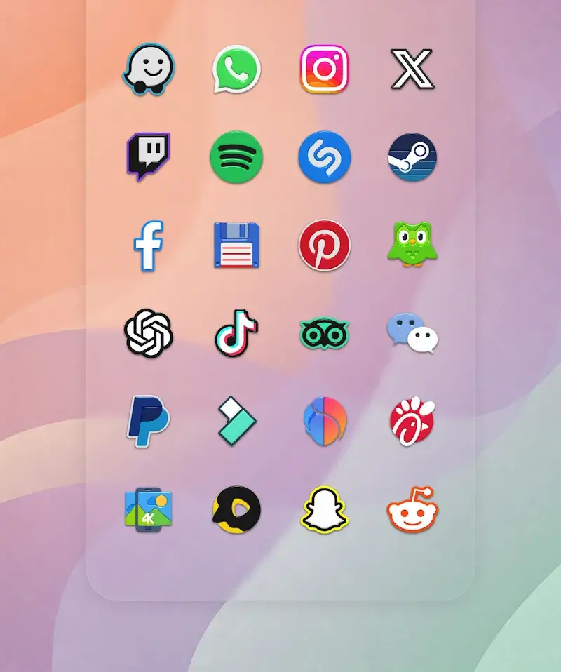 Capture d'écran 3 de Medium Icon Pack