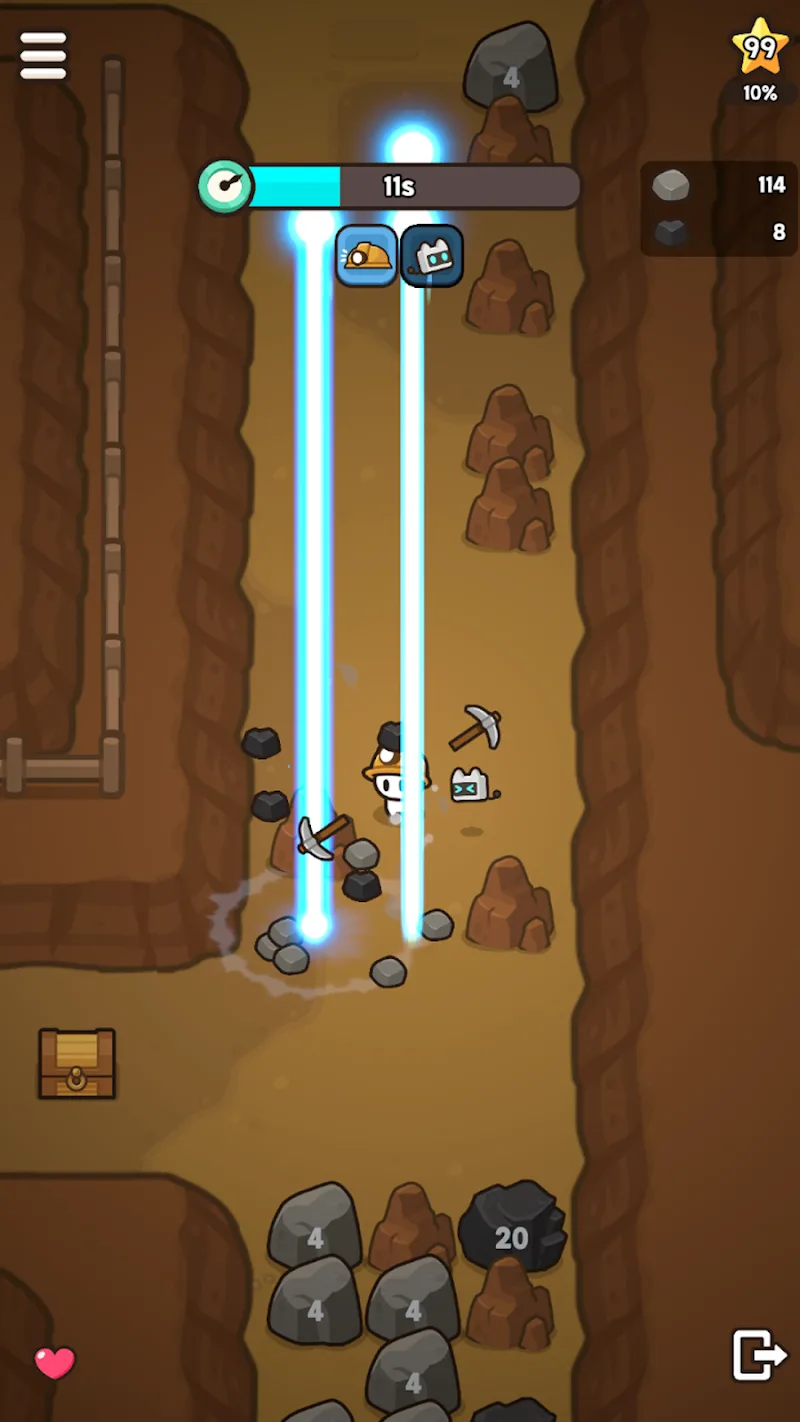 Capture d'écran du gameplay de Miner Go! 3