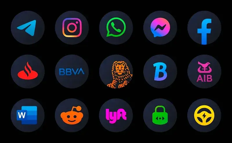 iPlum - Icon Pack (Round) Screenshot 4