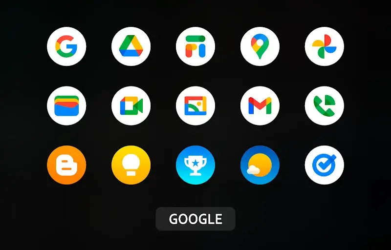 iPear Pro - Icon Pack (Round) Preview 4