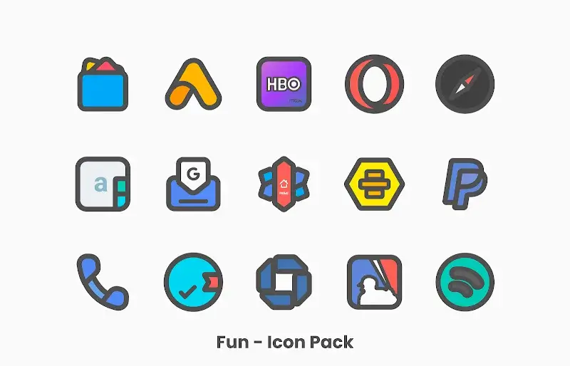 Fun - Icon Pack captura de pantalla 5