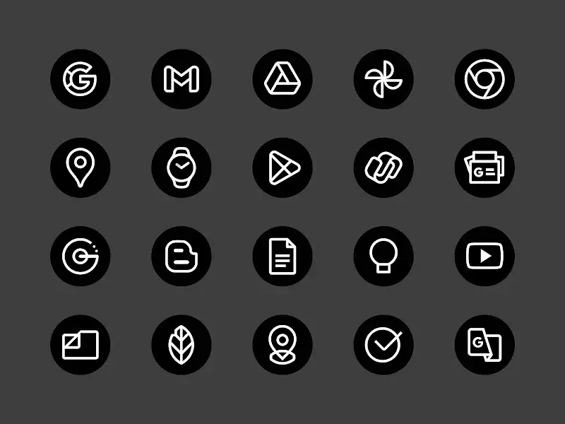 Blaux - Icon Pack captura de pantalla 2