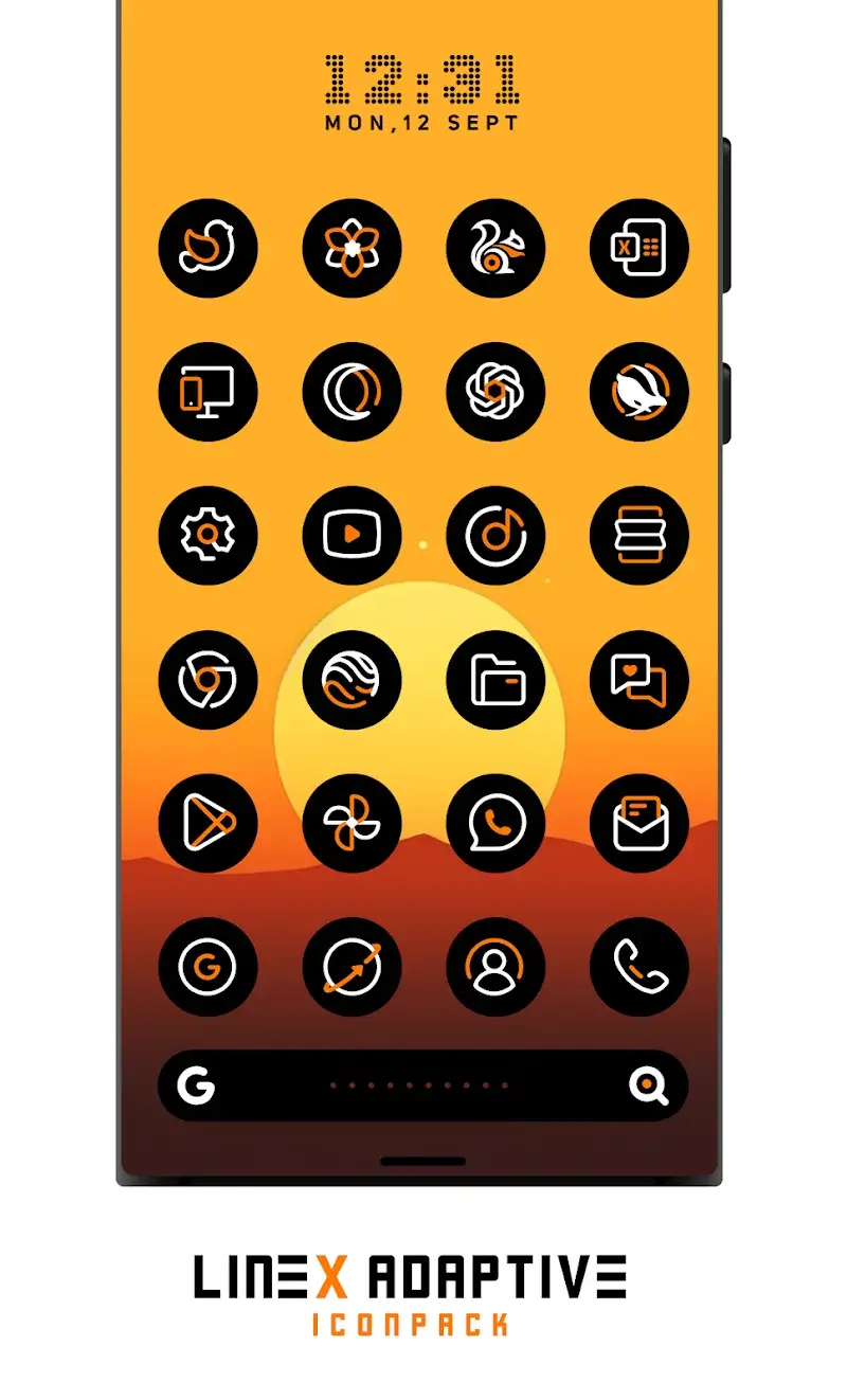 LineX Adaptive IconPack screenshot 3