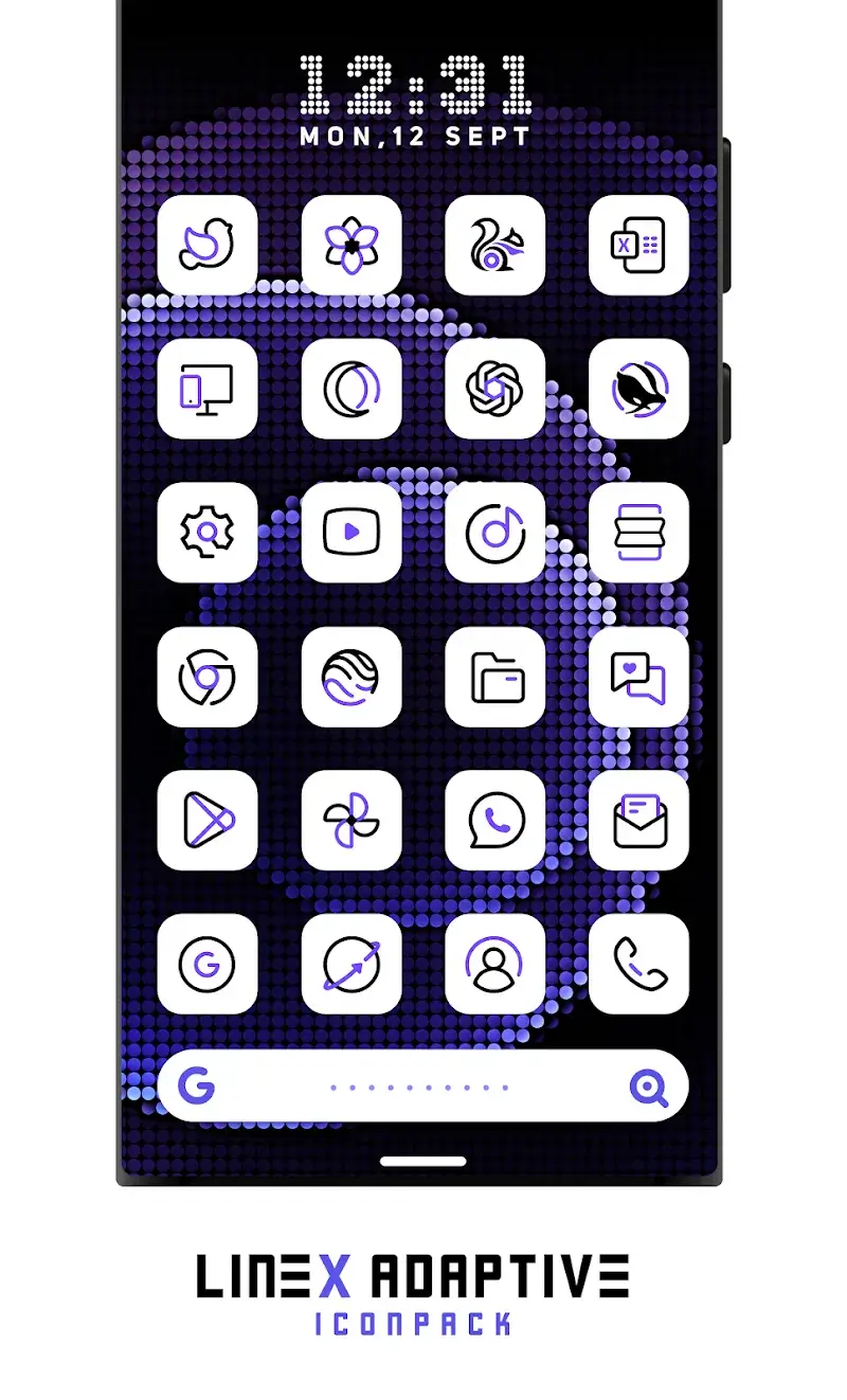 LineX Adaptive IconPack screenshot 5