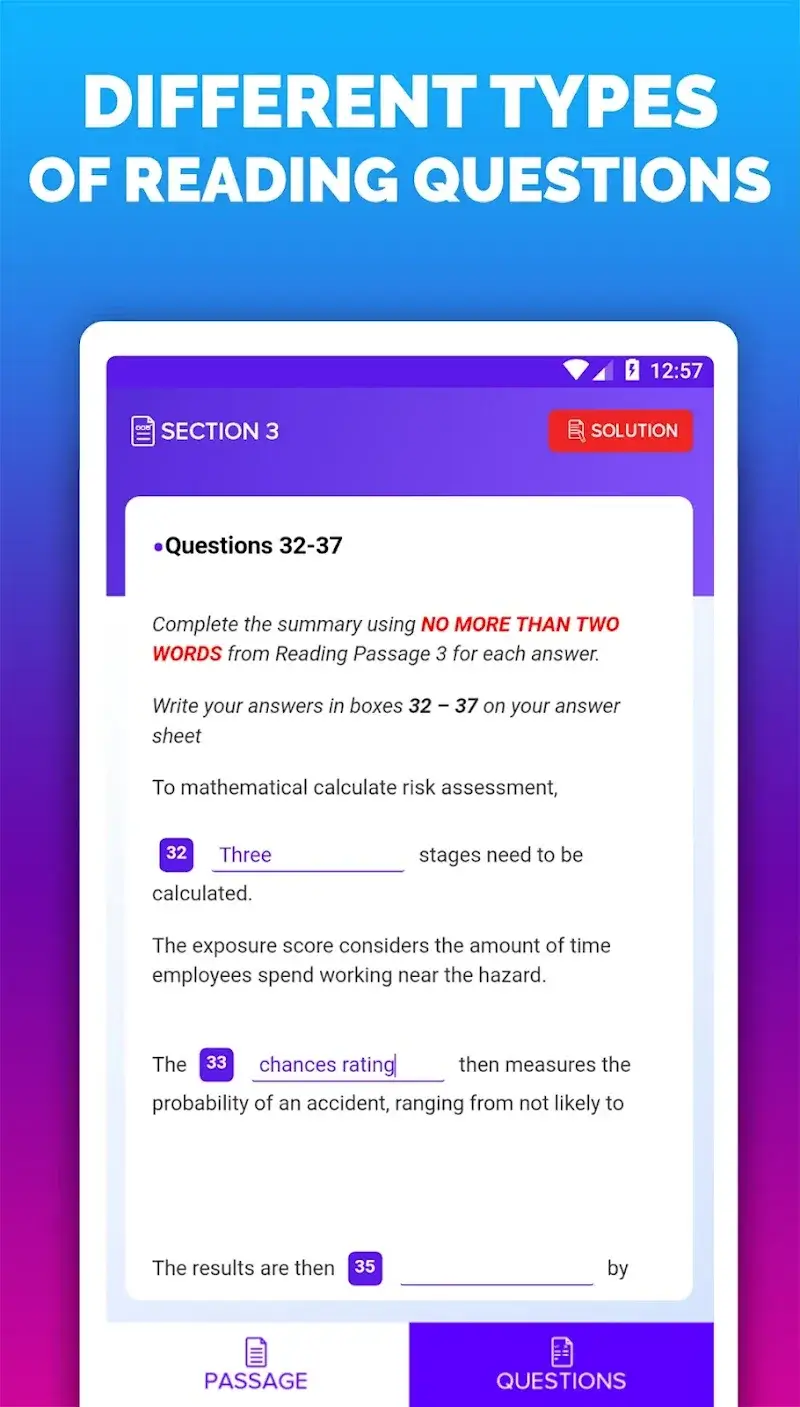Screenshot 6 of IELTS® Reading Tests
