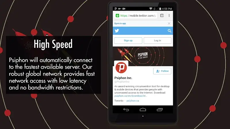Psiphon Pro screenshot 4