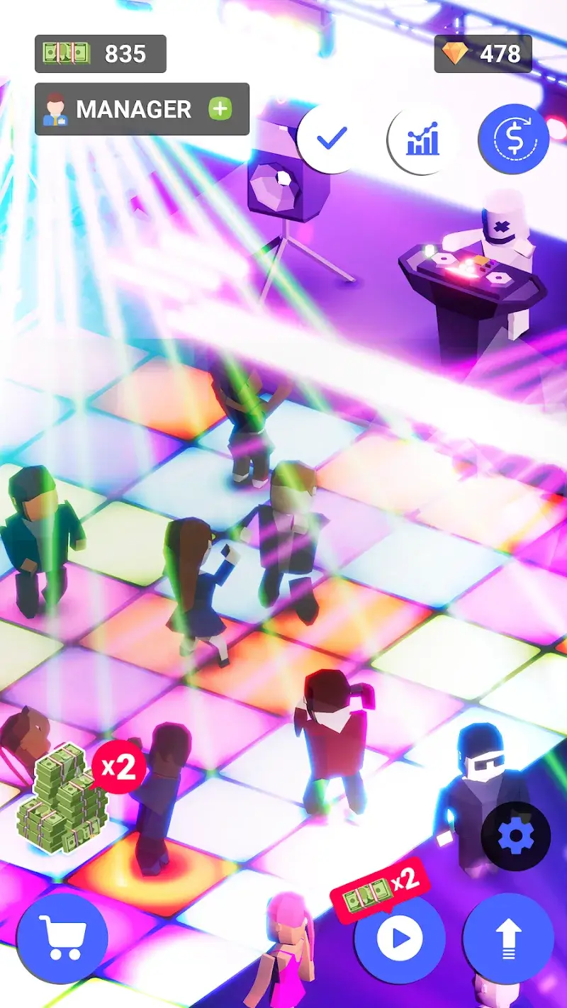 Nightclub Empire. Disco Tycoon capture d'écran 2