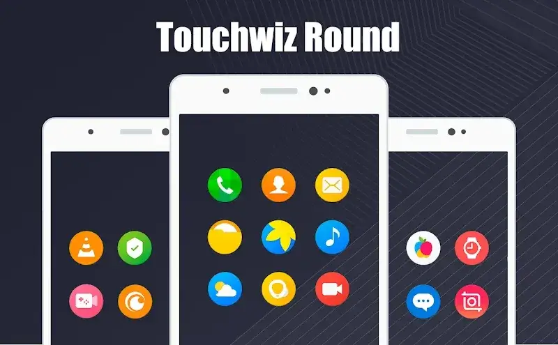 TouchWiz - Icon Pack (Round) Vista previa 1
