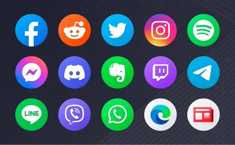 TouchWiz - Icon Pack (Round) Vista previa 4