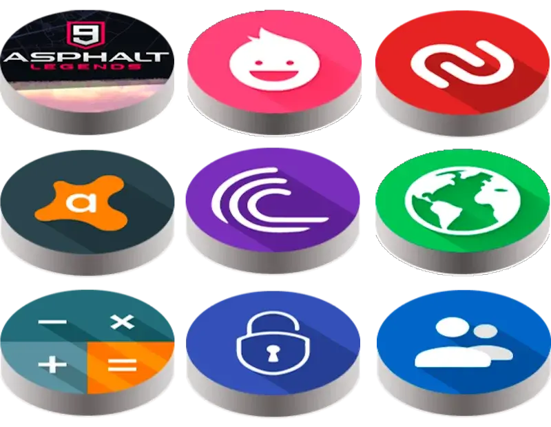 Captura de pantalla 1 de Pixel Pie 3D - Icon Pack