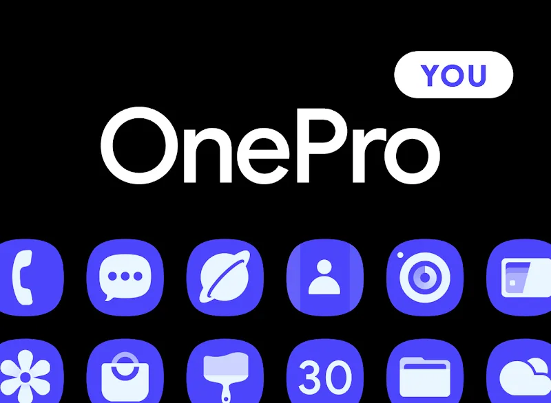 OnePro (You) – Icon Pack captura de tela 1