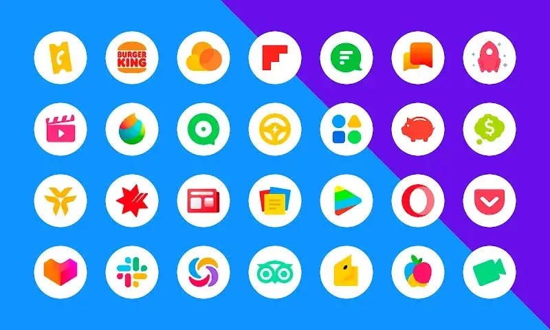 Captura de tela 2 do MiLight - Icon Pack (Round)