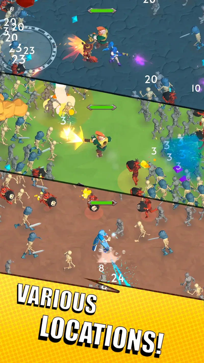 Captura de pantalla de Heroes Survival 3