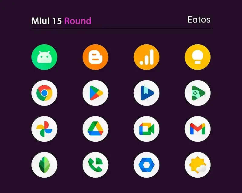 Miui 15 - Icon Pack (Round) Screenshot 5