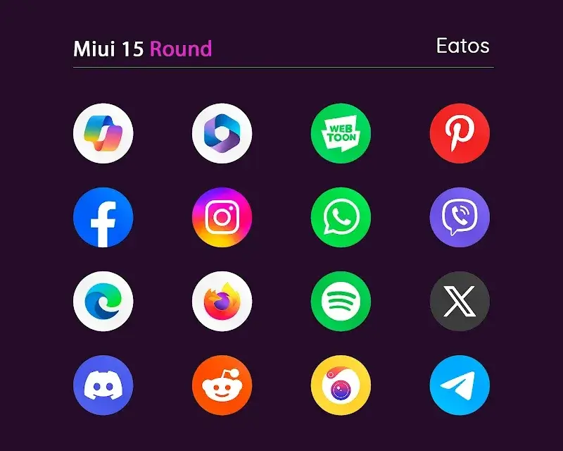 Miui 15 - Icon Pack (Round) Screenshot 4