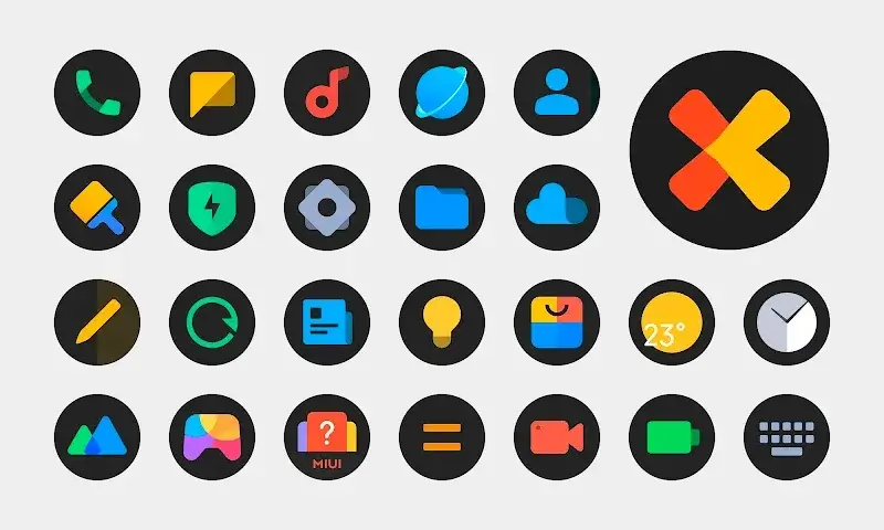 MiDark - Icon Pack (Round) screenshot 6