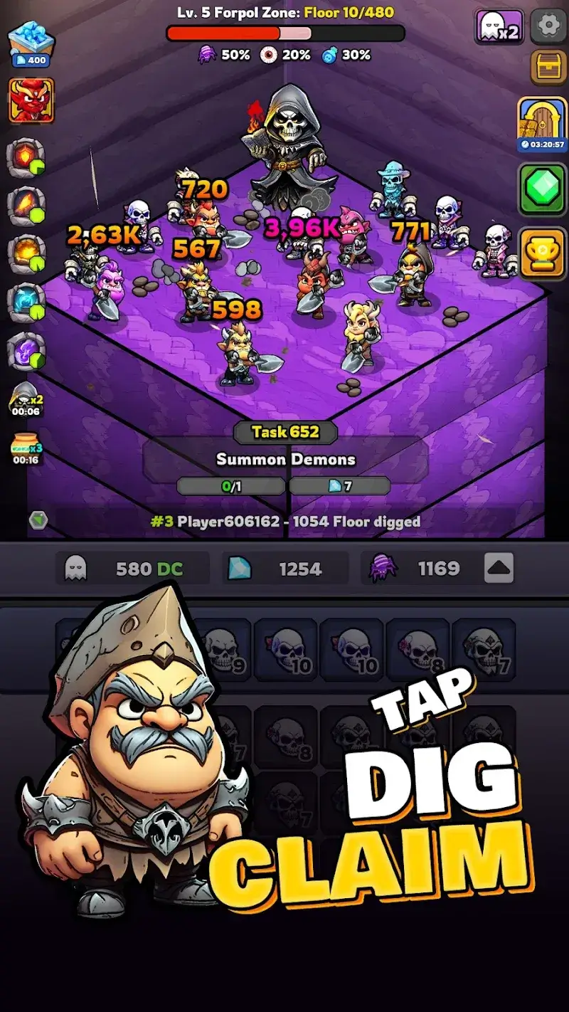 Capture d'écran Necro Hell Miner 1