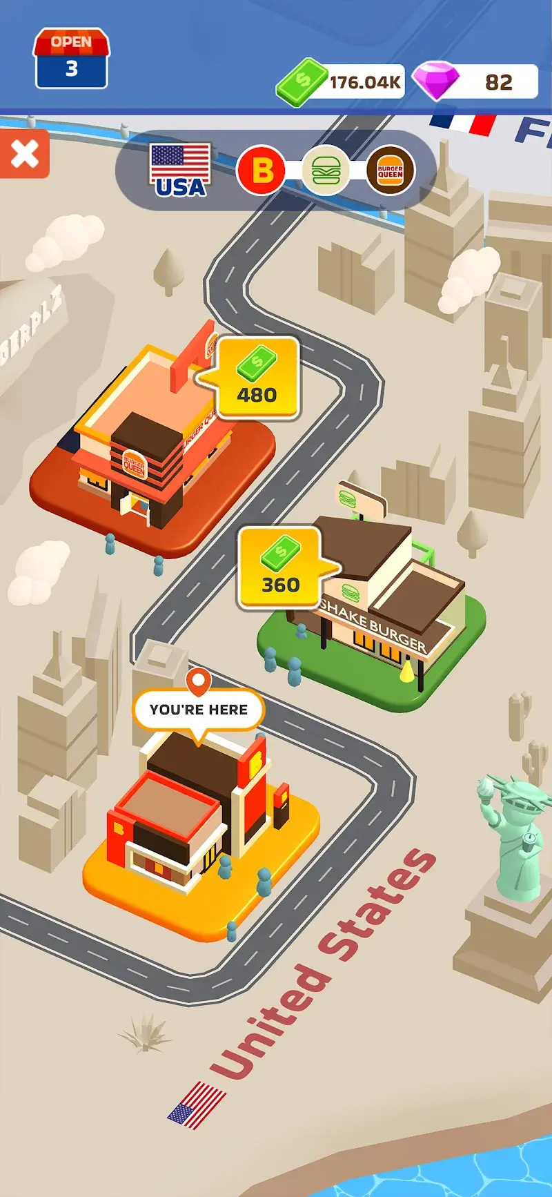 Captura de pantalla 5 de la jugabilidad de Burger Please!