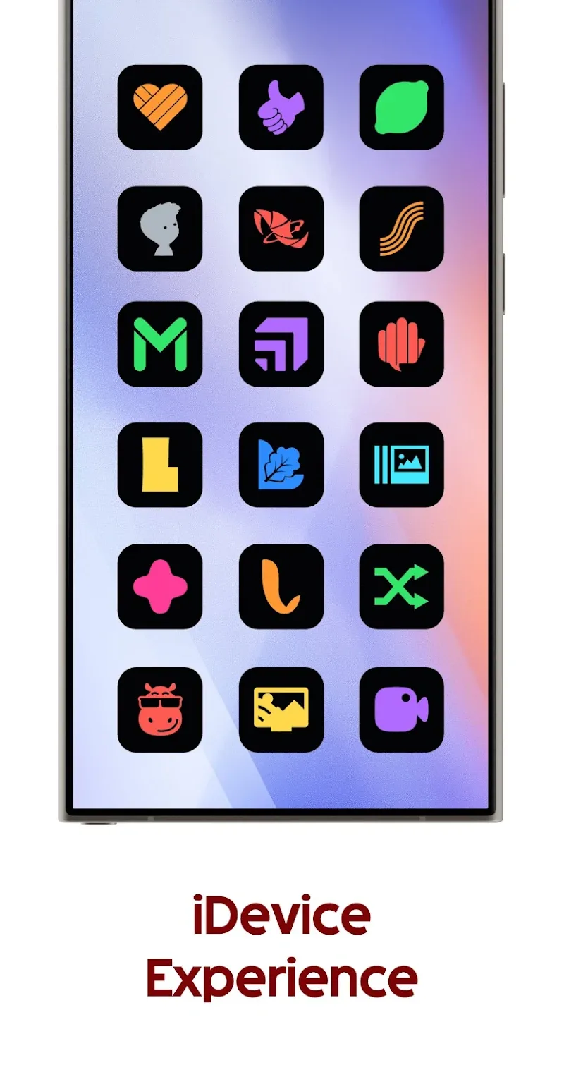 Pratinjau 5 iDark OS Icon Pack