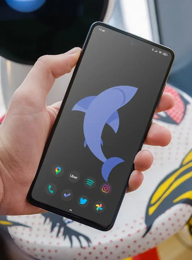 Capture d'écran 3 de Black Pie - Icon Pack APK