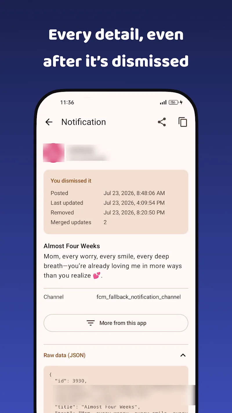 Image d'aperçu 2 de NotiLog: Notification History
