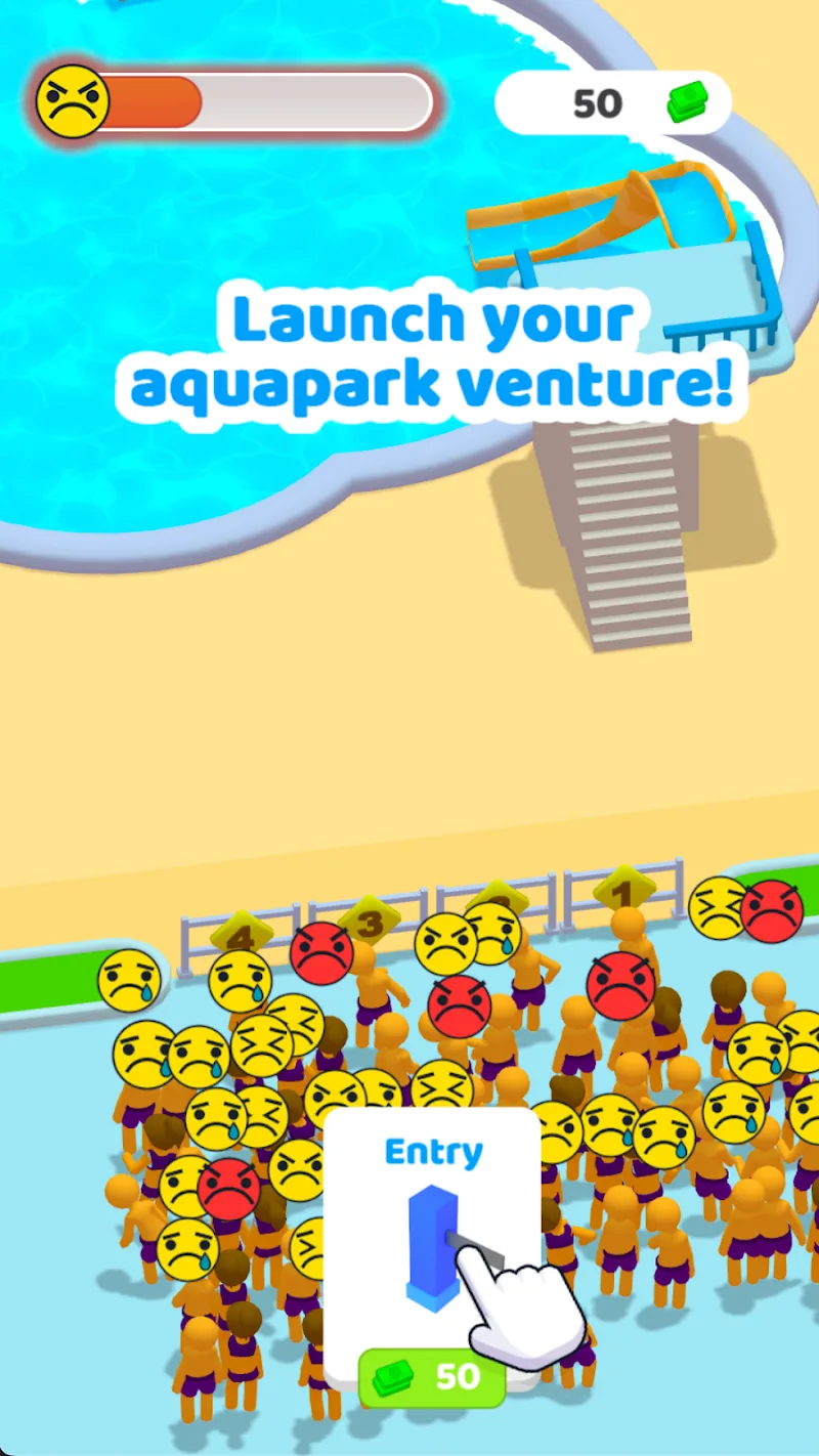 Tangkapan layar My Aquapark - Bagian 1