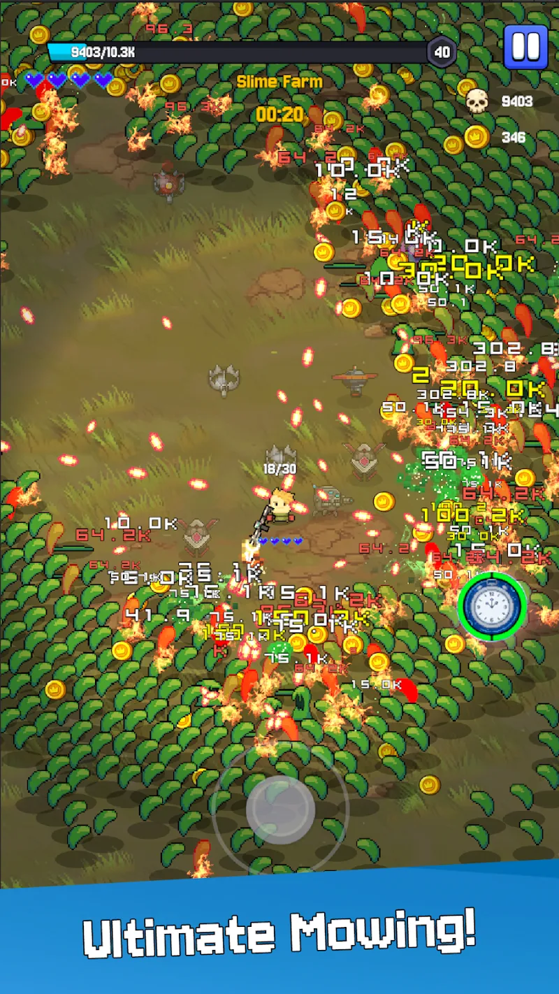 Tangkapan layar gameplay Crazy Gunner 1