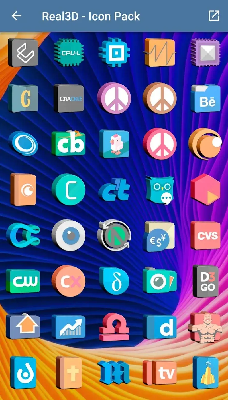 Real3D – Icon Pack preview 6