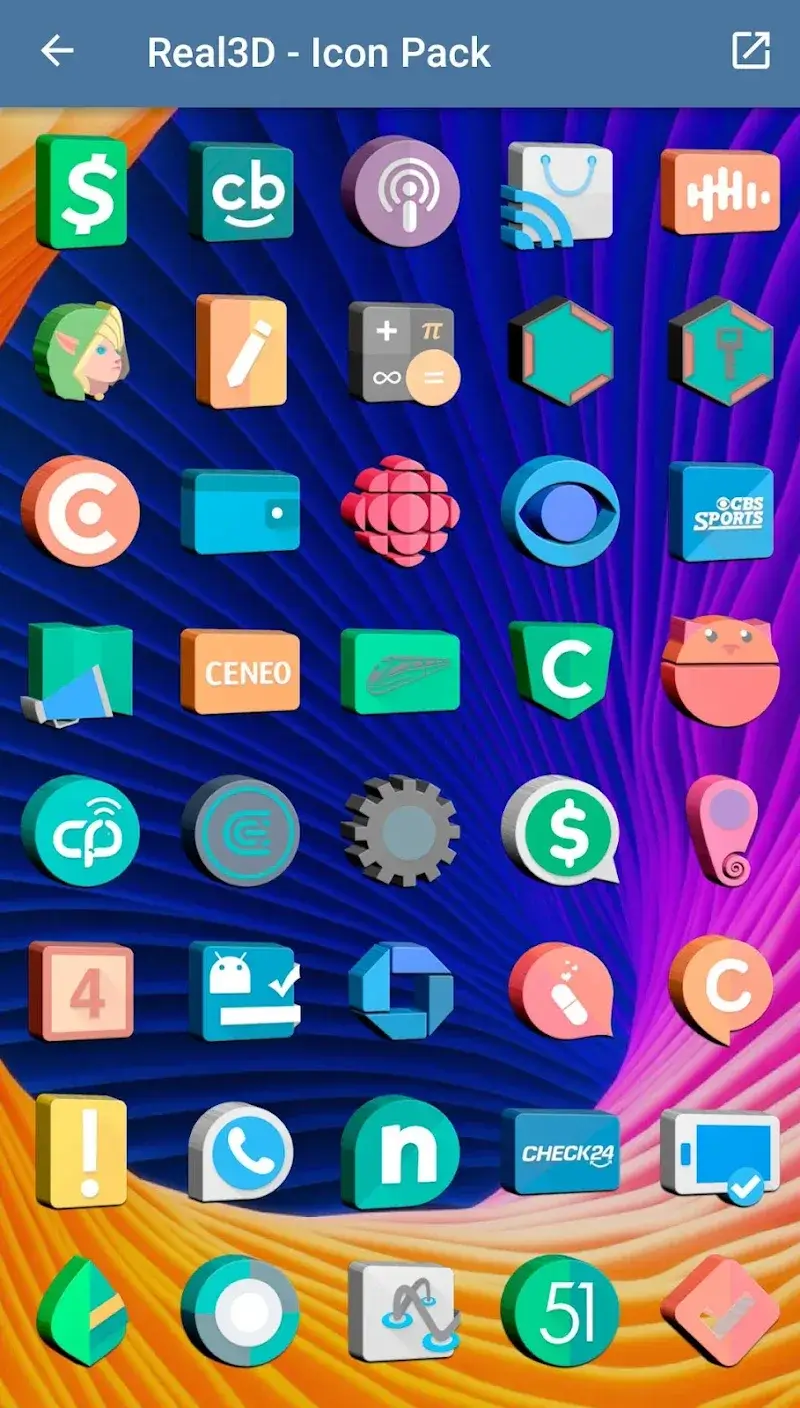 Real3D – Icon Pack preview 5