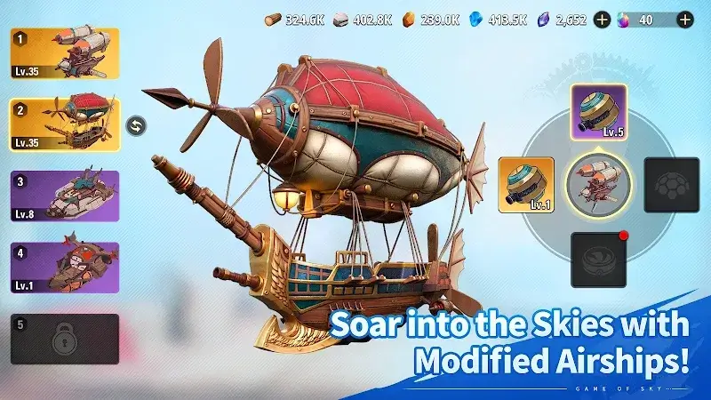 Screenshot gameplay Game of Sky 3