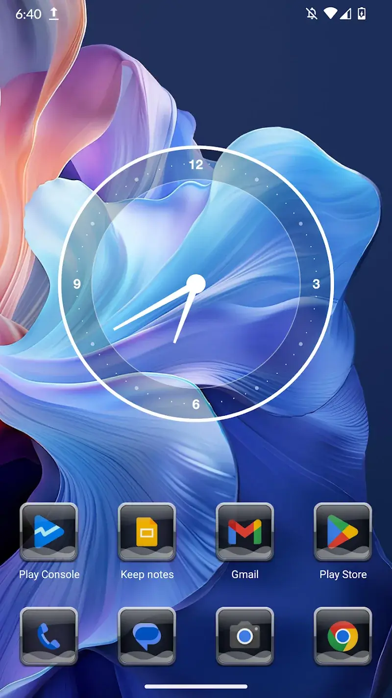 Glass Waves Icon Pack captura de pantalla 2