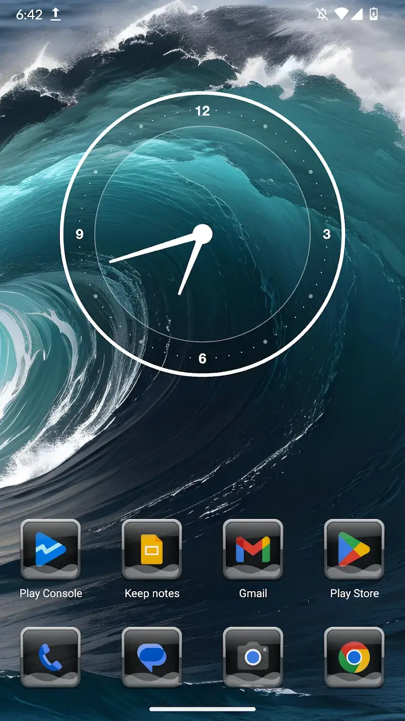 Glass Waves Icon Pack captura de pantalla 4