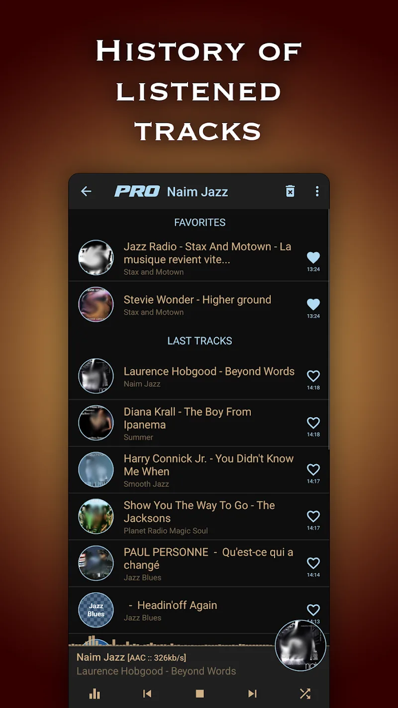 Fourth Display of Jazz Radio Features
