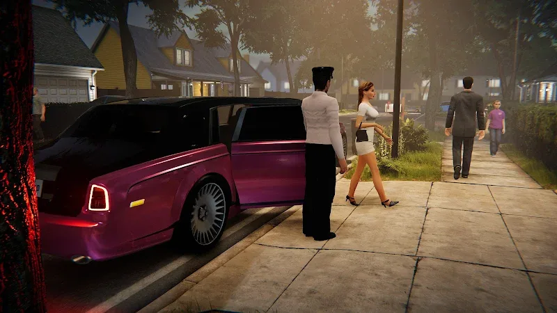 Captura de pantalla 1 de Taxi Car Simulator: EVO
